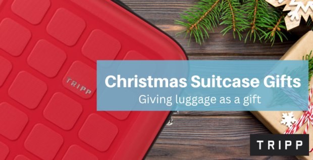 Christmas Suitcase Gifts. Giving luggage as a gift