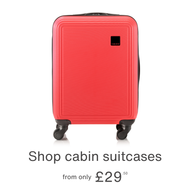 Shop cabin suitcases from only £29.50
