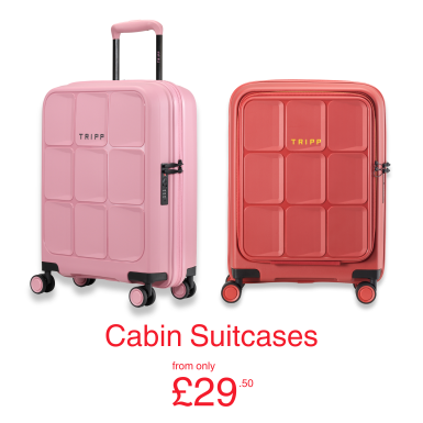 Shop cabin suitcases from only £29.50