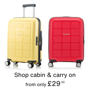 Shop cabin suitcases from only £29.50