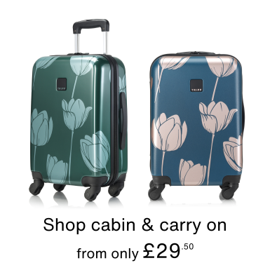 Shop cabin suitcases from only £29.50