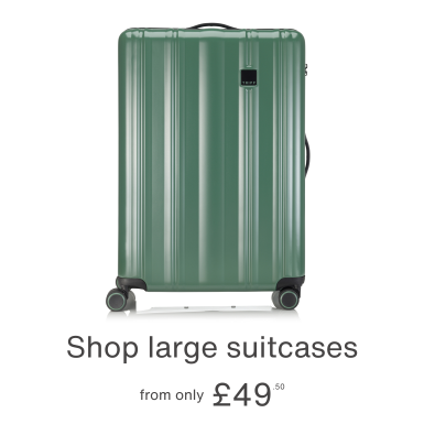 Shop large suitcases from only £49.50