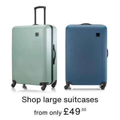 Shop large suitcases from only £49.50