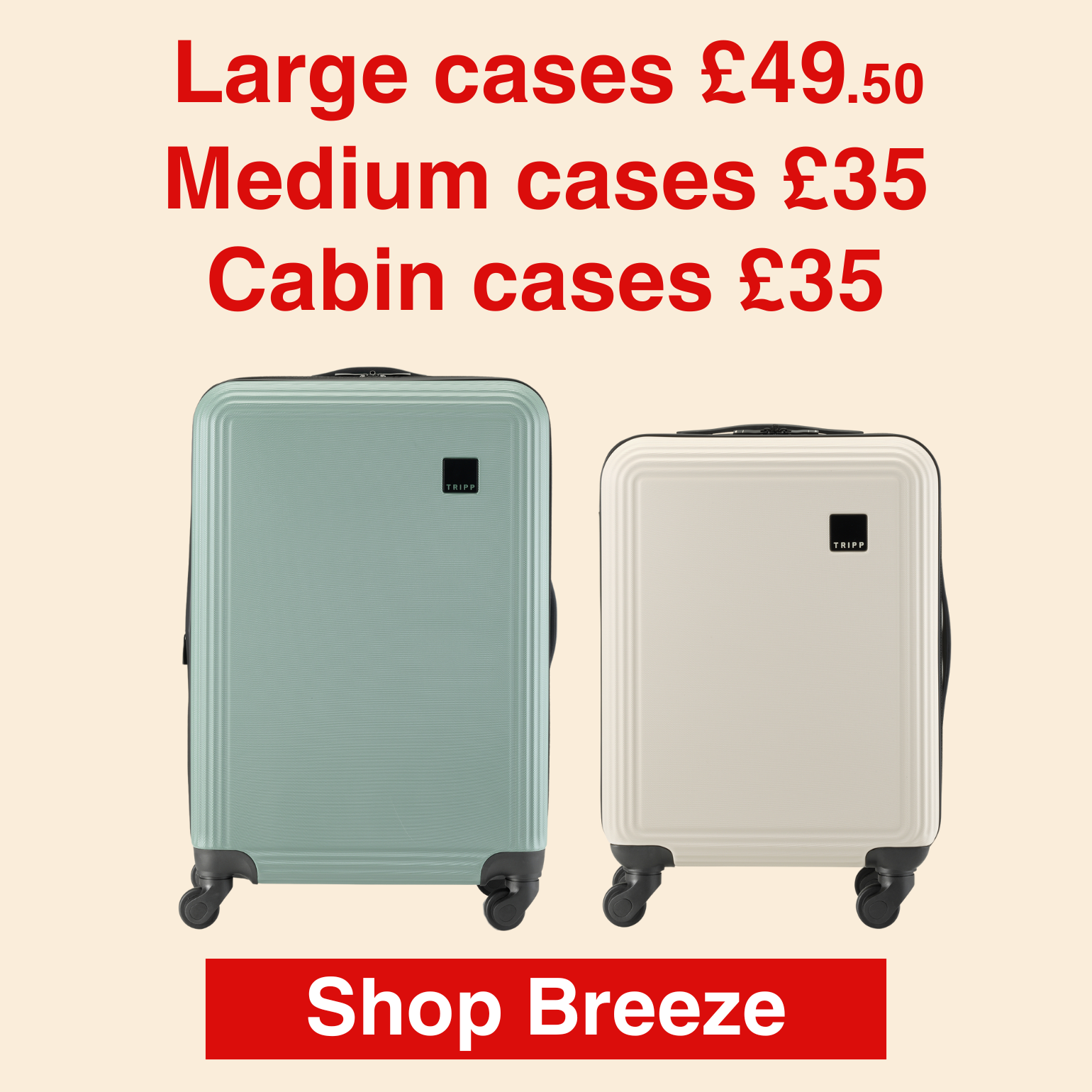 Tripp Luggage Suitcases Cabin Cases Travel Bags More Tripp Ltd