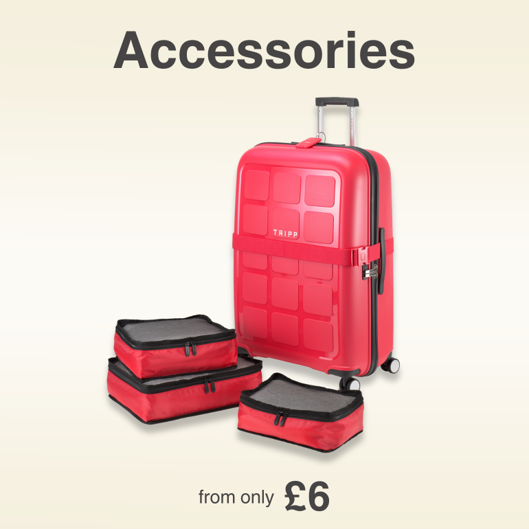 Shop luggage accessories from only £6