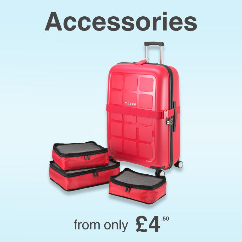 Shop luggage accessories from only £4.50