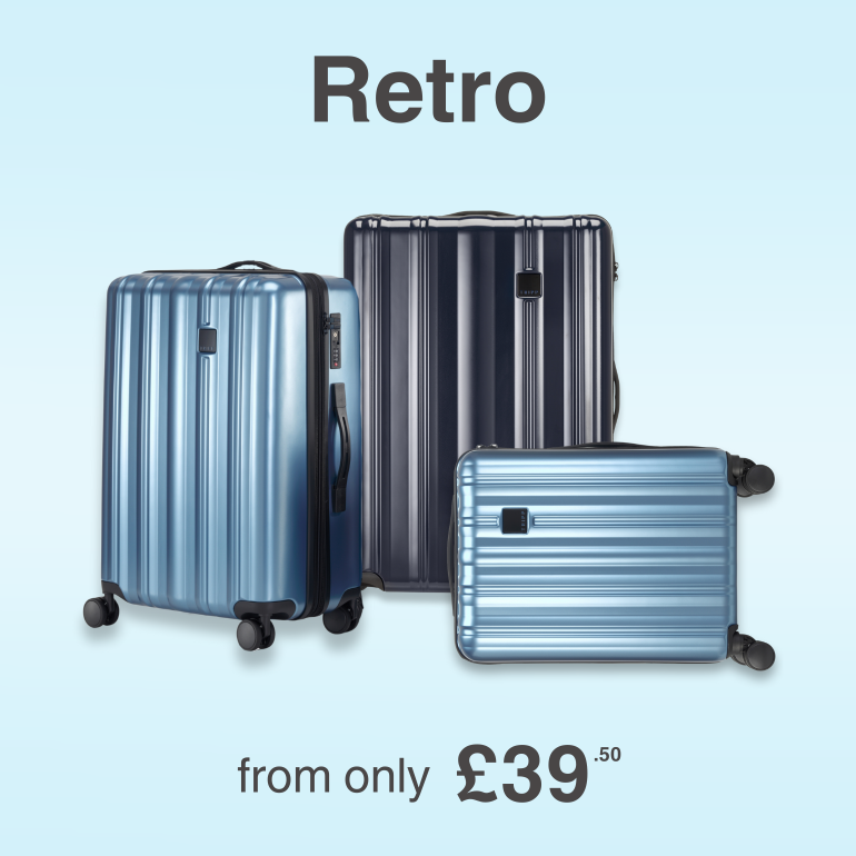 Shop Retro, up to 60% off, from only £35. Good Housekeeping Approved luggage
