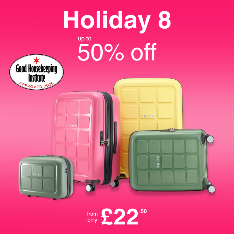 Shop Holiday 8, up to 50% off, from only £22.50. Good Housekeeping Approved.