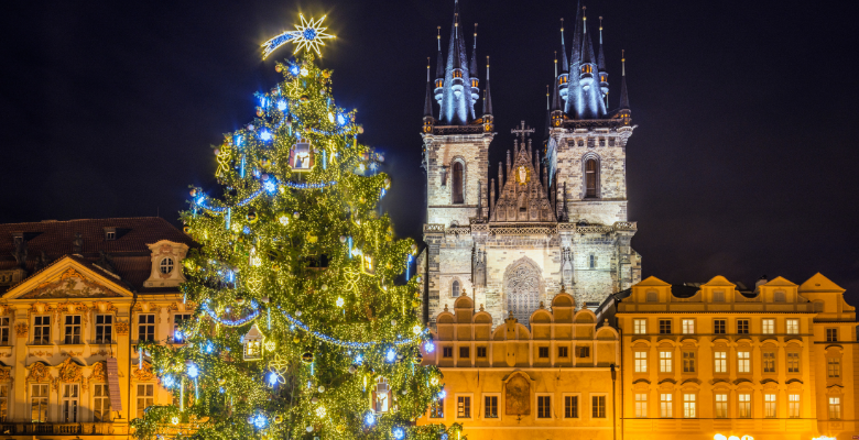 Prague Czech Republic In Winter