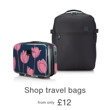 Shop Travel Bags from only £12
