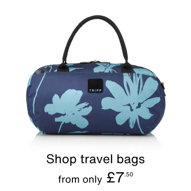 Shop Travel Bags from only £7.50