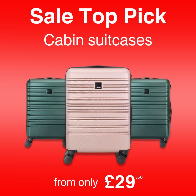 Sale Top Pick! Cabin suitcases from only £29.50