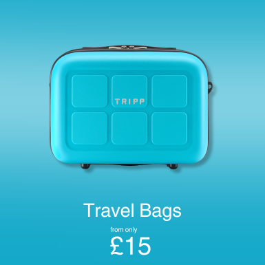 Shop travel bags, from only £12