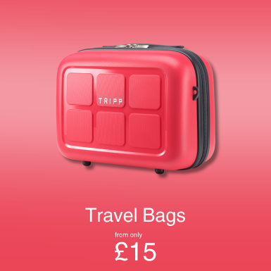 Shop travel bags, from only £12
