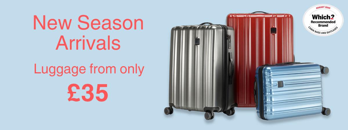 Shop New Arrivals, Luggage From Only £35