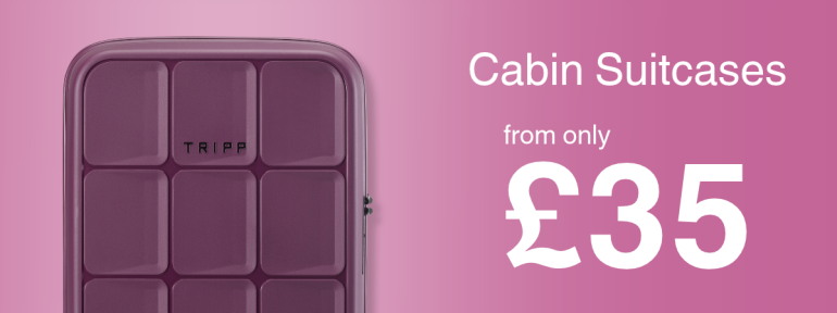 Shop Cabin Suitcases from only £35