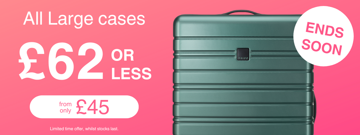 Shop Large Suitcases from only £45