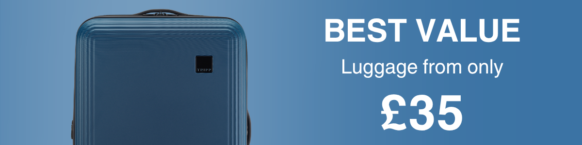 Shop Best Value Luggage, from only £35