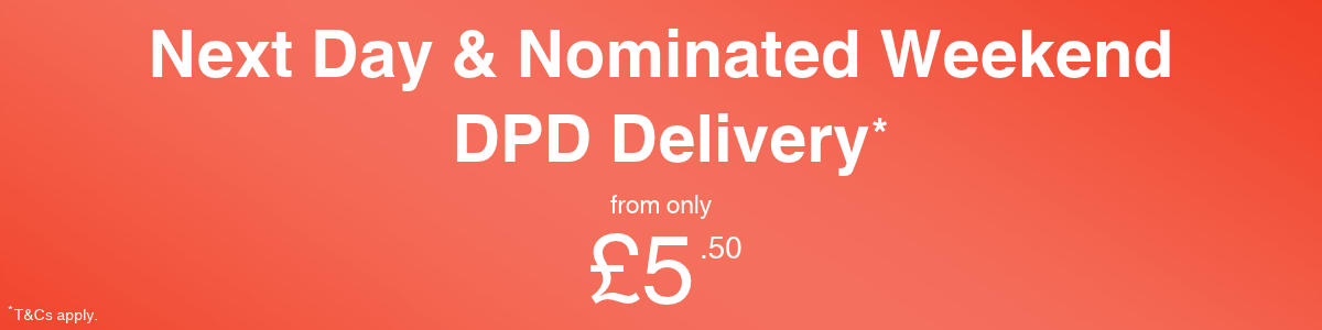 Next Day & Weekend Delivery, from only £5.50