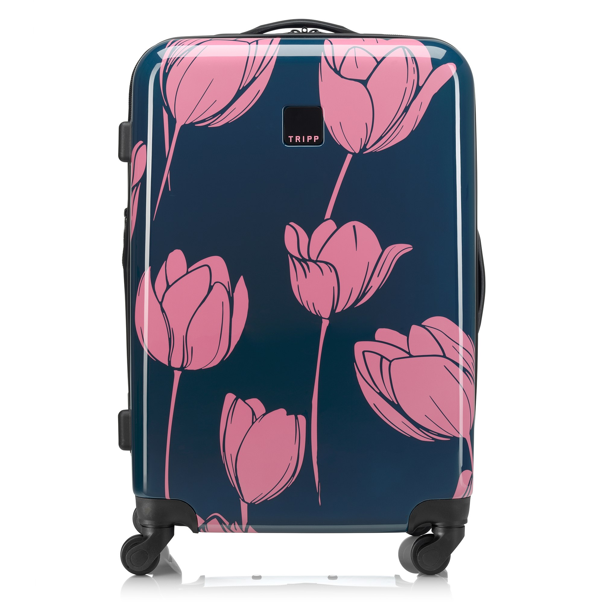 Tripp Tulip Print Medium Expandable Suitcase