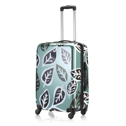 Tripp Bold Leaf Print Medium Suitcase