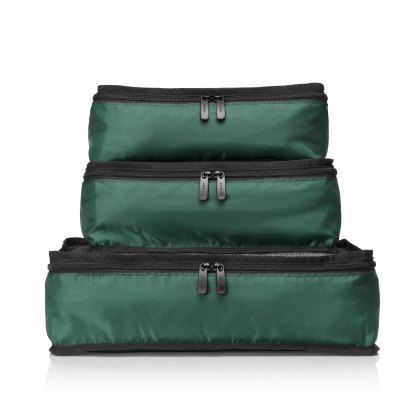 Tripp Forest Green Packing Cubes (Set Of 3) Tripp Forest Green Packing Cubes (Set Of 3)