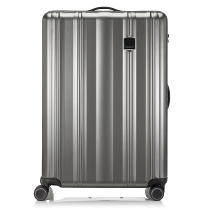 Tripp Retro Pewter Large Suitcase