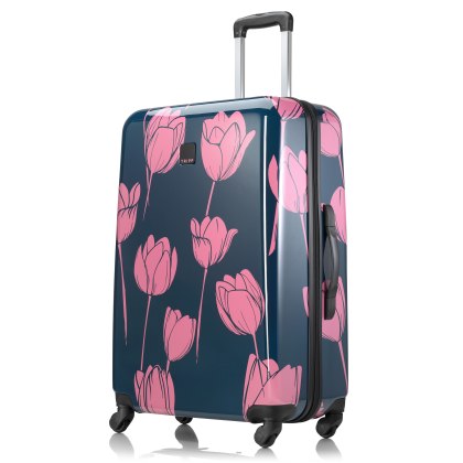 Tripp Tulip Print Large Suitcase