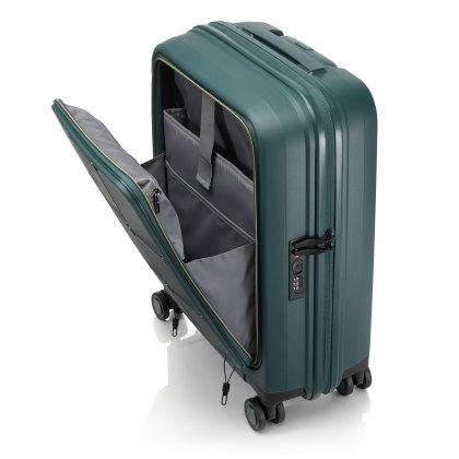 Tripp Cruise Forest Green Front Pocket Cabin Suitcase
