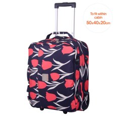 Tripp Express Tulip 2-Wheel Cabin Duffle Navy/coral Tripp Express Tulip 2-Wheel Cabin Duffle Navy/coral