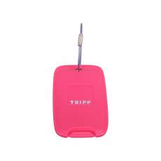 Tripp Raspberry 'Accessories' luggage tag Tripp Raspberry 'Accessories' luggage tag