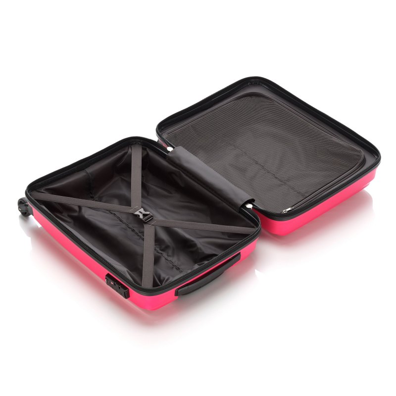 Pink carry on sale on suitcase