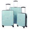Tripp Tripp Aqua 'World' Large 4 Wheel Suitcase