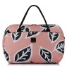 Bold Leaf Hard Large Holdall BLOSSOM/BLACK