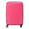 Chic Medium 4 wheel Suitcase 67cm EXP HOT PINK