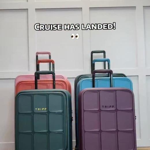 Cruise has officially landed! Shop our newest range now! #trippluggage #travelwithtripp #luggage #new...